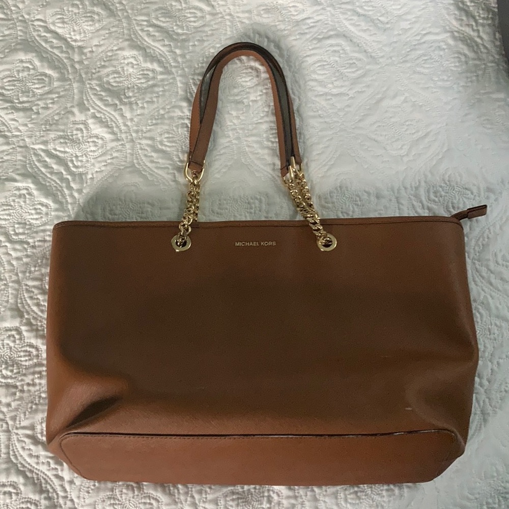 Micheal Kors Tote - Brown/ Gold